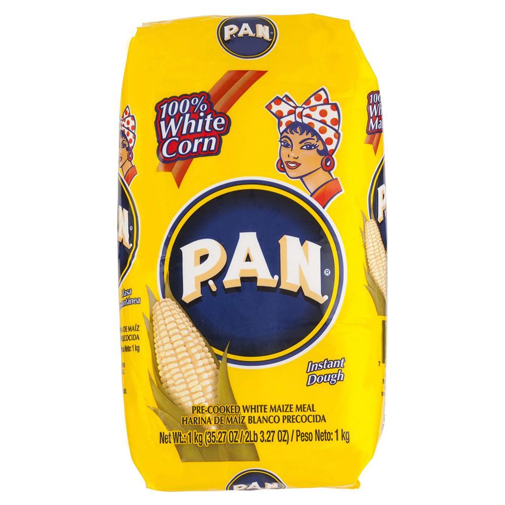 Harina Pan (sweet) Red 500g, Pre-Cooked Sweet Yellow Corn Flour for Arepas