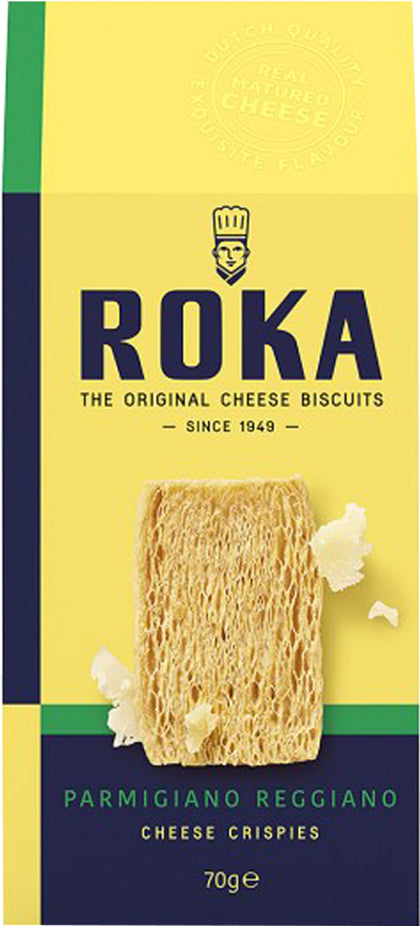 Roka Cheese Crispies Parmigiiano Reggiano 70g - Everyday Pantry