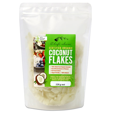 Chef's Choice Organic Coconut Flakes 120g - Everyday Pantry