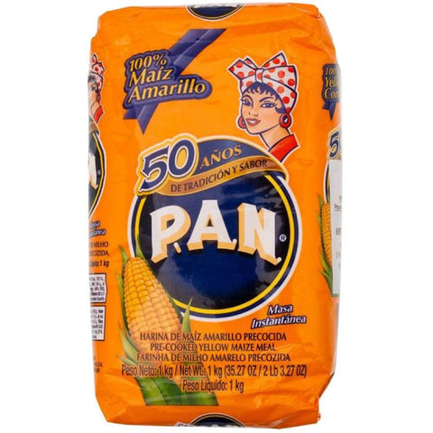 PAN Corn Flour Yellow 1kg (Harina PAN) - Everyday Pantry