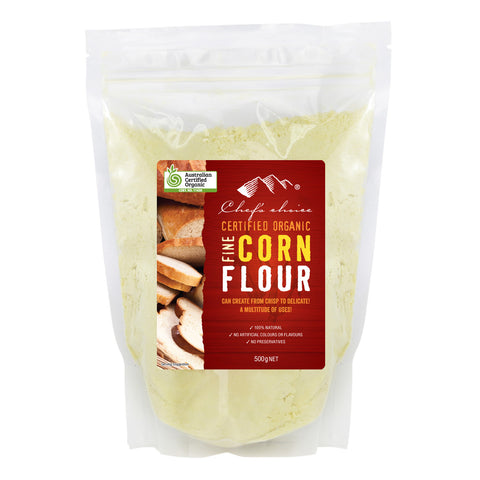 Chef's Choice Organic Corn Flour 500g - Everyday Pantry