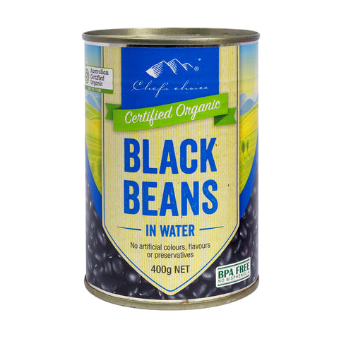 Chef's Choice Organic Black Beans 400g - Everyday Pantry
