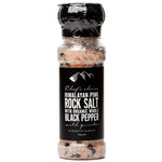 Chef's Choice Himalayan Pink Rock Salt & Organic Black Pepper Grinder 200g - Everyday Pantry