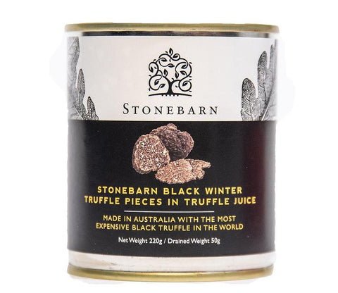 Stonebarn Black Winter Truffle pieces 50g in Truffle Juice 170g